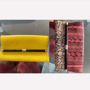 TWO DVF CLUTCHES